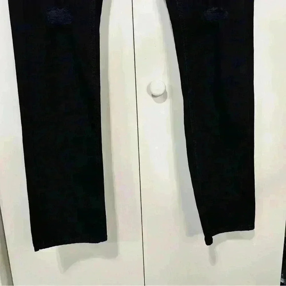 American Rag Men Jeans Shadow Dark Black 36Wx34L Slim Fit Distressed Stretch NWT - Picture 7 of 16